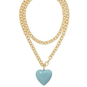 Roxanne Assoulin The Big Puffy Heart Charm Necklace